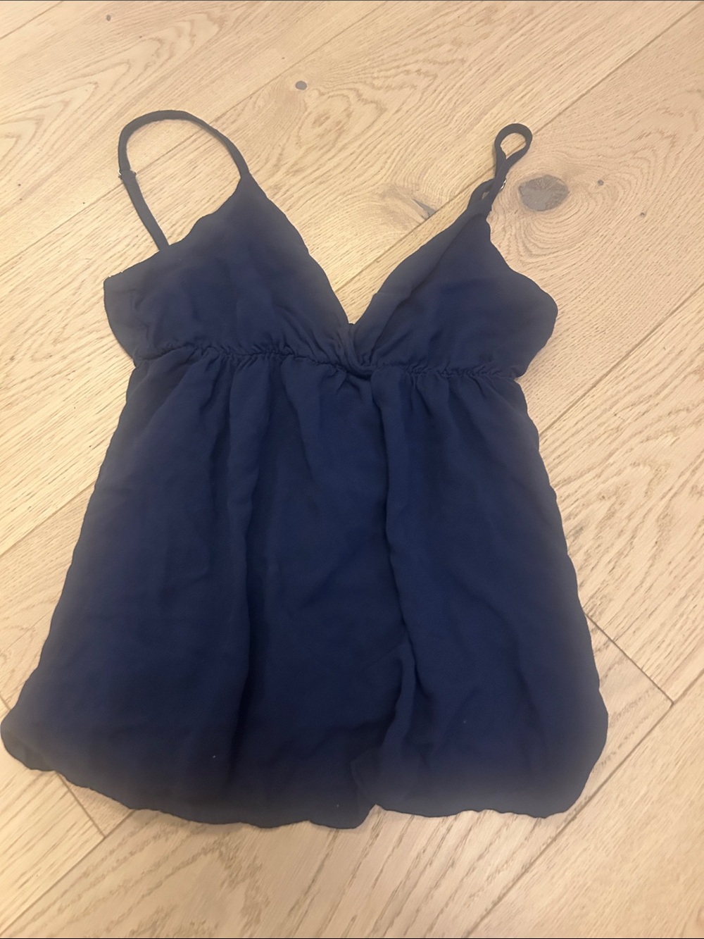 Brandy Melville Navy Blue Spaghetti Strap Camisole